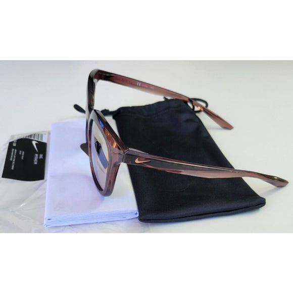 Nike MYRIAD Sunglasses MEV1154 573 52 Smokey Mauve Brown Mirror Microfiber Pouch main image 5